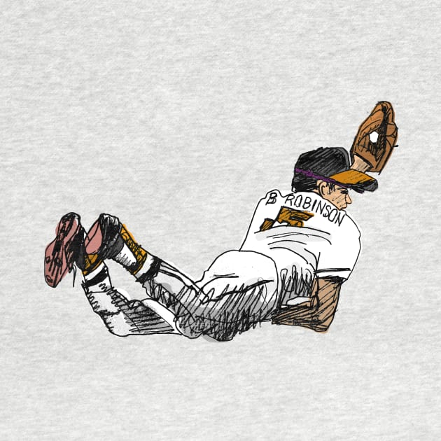 Brooks Robinson by SPINADELIC